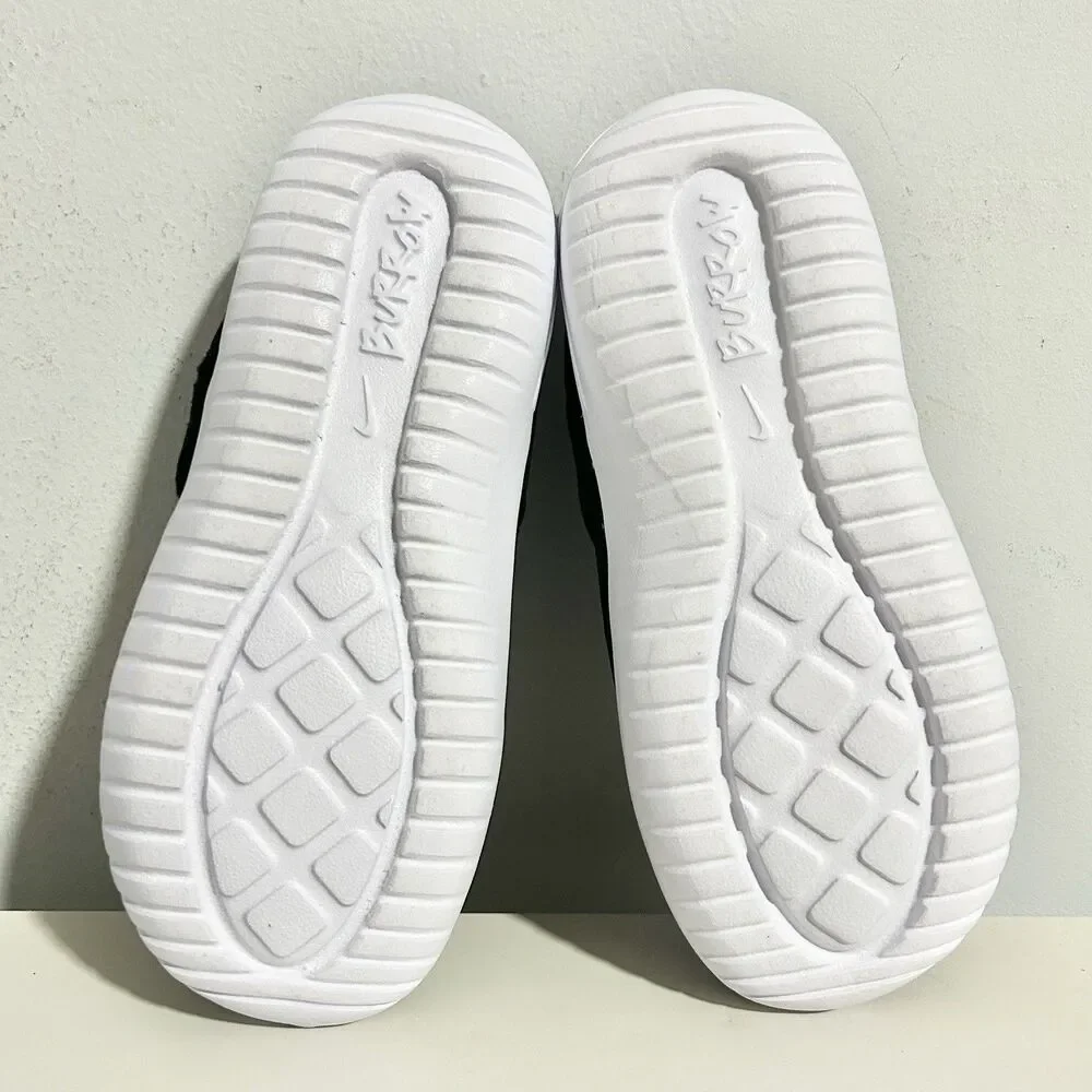 Nike Wmns Burrow “Black White” Women’s Size 7 Lifestyle Comfort Slip-On Sandals